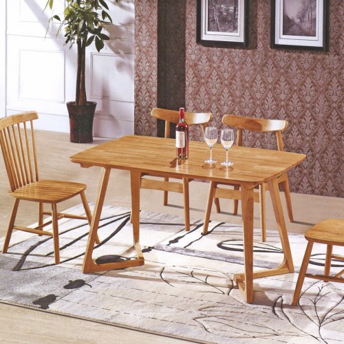 北欧现代简约实木餐桌椅85