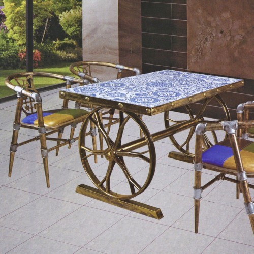 餐厅桌椅长方形组合桌子SL-006