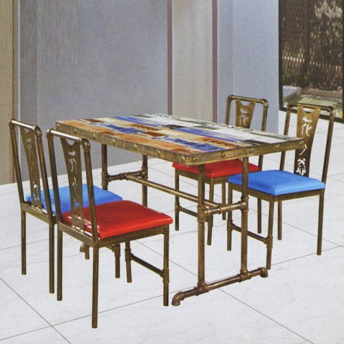主题餐厅餐饮店奶茶店桌椅SL-014