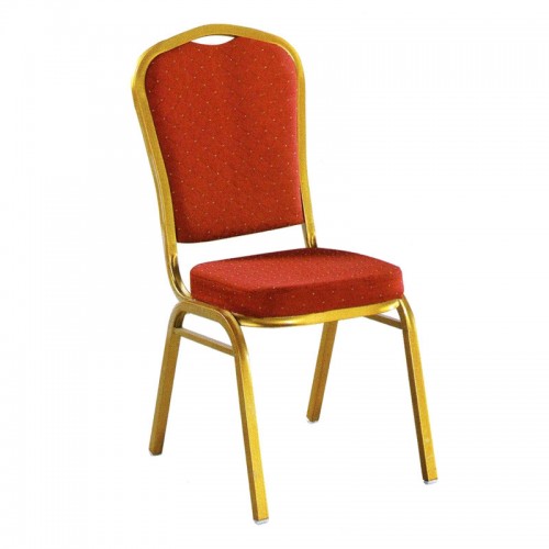 金色铁管软包布艺餐椅Y-51