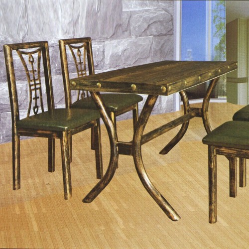 复古铁艺咖啡厅奶茶饭店桌椅组合SL-075