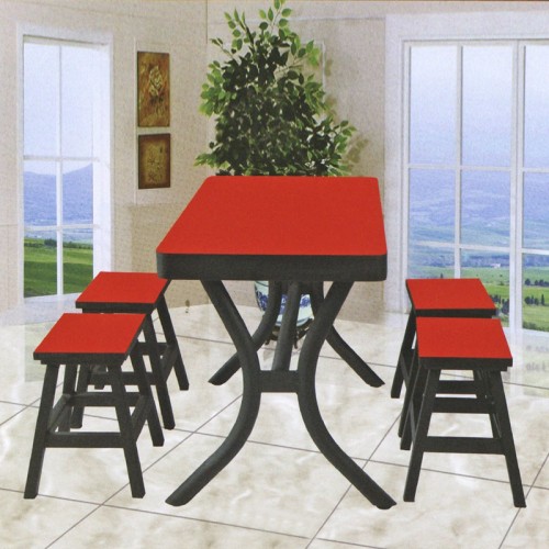 饭店桌椅组合 经济型家用餐桌小吃店餐桌椅SL-134