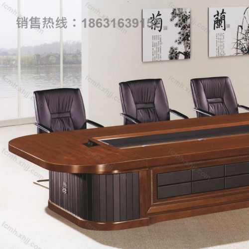 条形高档豪华办公会议桌04