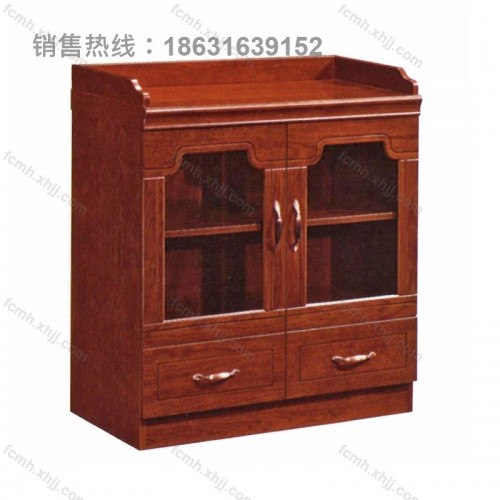 简易办公家具对开门茶水柜21