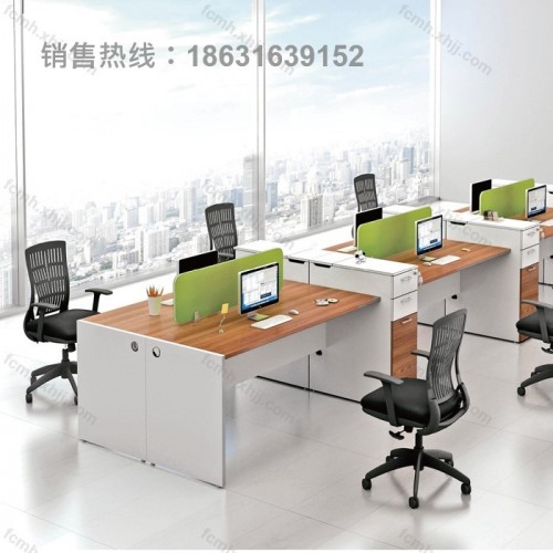 板式职员屏风隔断办公桌33