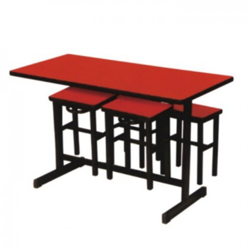 面馆餐桌方凳XBD-L005