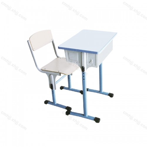 学校学生单人课桌椅04