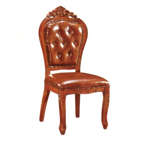 欧式实木雕花餐椅 B-032