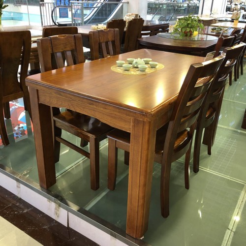 现代中式实木餐桌06