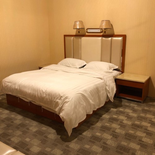 酒店家具床单人标间全套客房床05