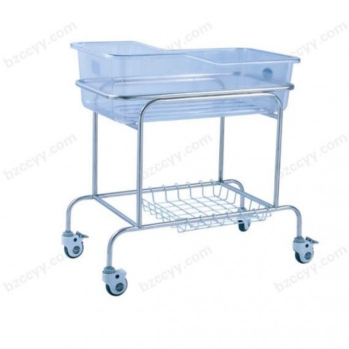 Stainless steel organic glass baby carriage  C75