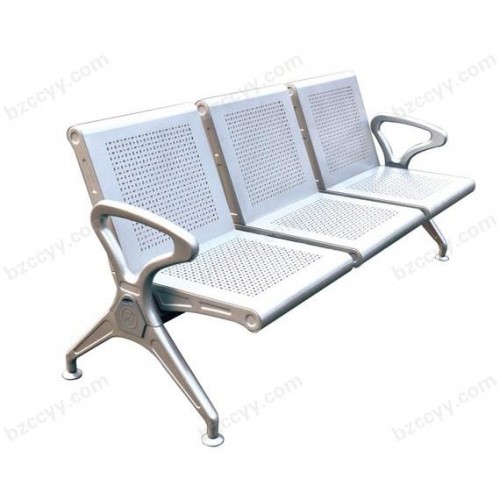 Steel Plate Plastic-Spray Waiting Chair with Punched Surface  E13