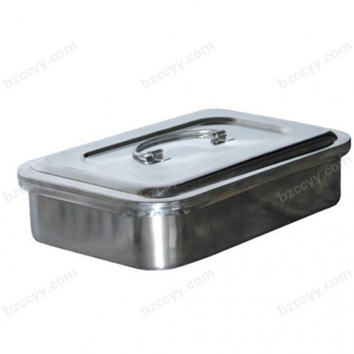 Stainless Steel Square Tray with Cover  H5