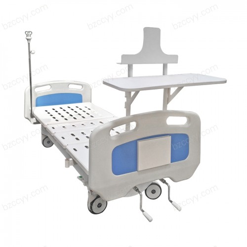 ABS bedside control dialysis manual double shake nursing bed    A61