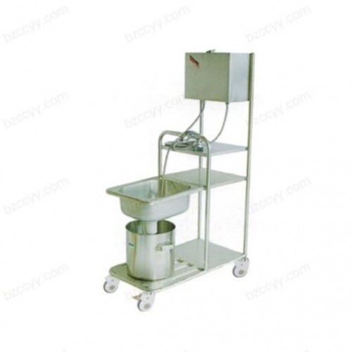 Stainless Steel Head-Washing Trolley   F31