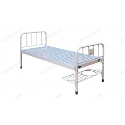Flat Bed with Steel Tube Bed Head and Steel Strip Bed Surface   A48