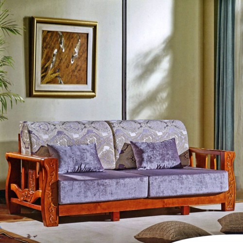 专注实木沙发客厅伸缩两用沙发床小户型推拉沙发 16