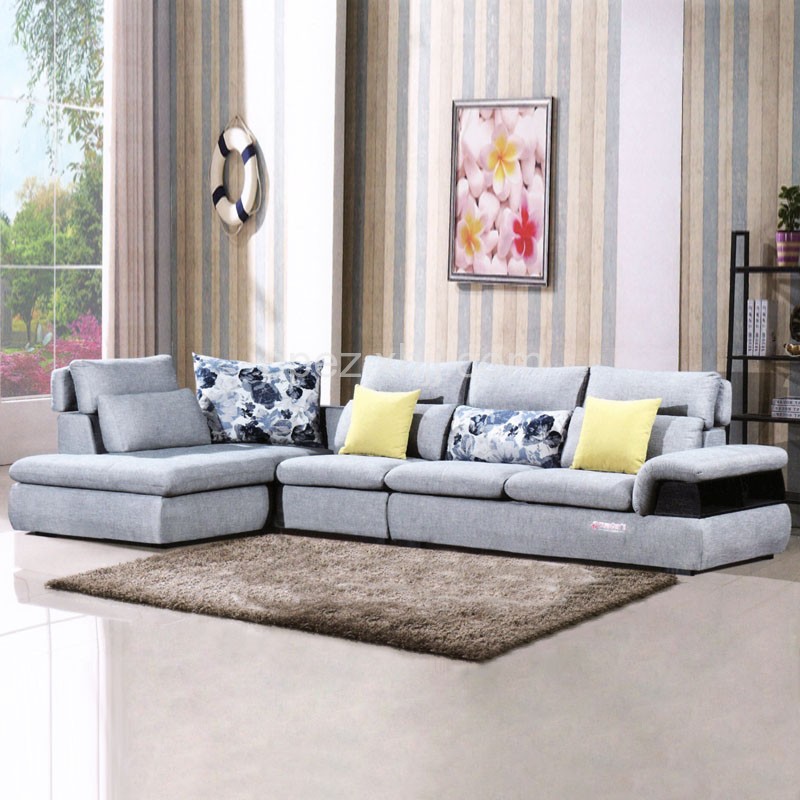 欧派e族布艺沙发可全拆洗简约客厅整装贵妃沙发931