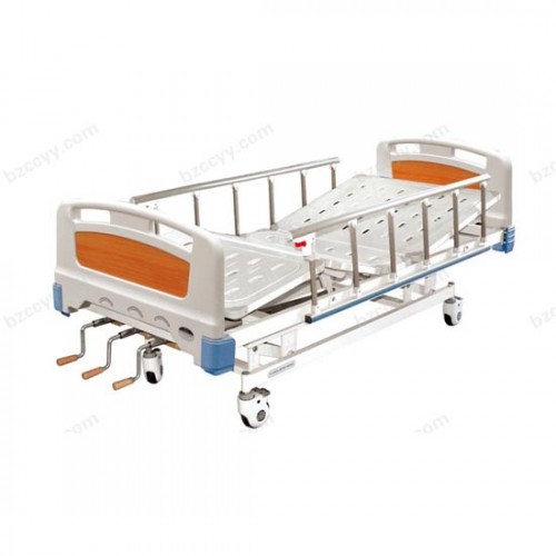 Manual 3-Rocker Nursing Bed with ABS A21