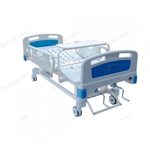 Central Controlled Manual 2- Rocker Nursing Bed with ABS Bed Head A19
