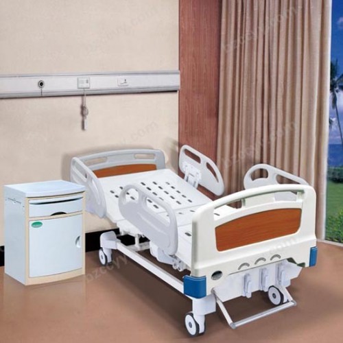 Central Controlled 3-Rocker Nursing Bed with ABSBed Head A17