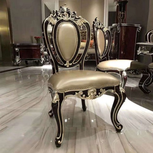 香河法式餐椅采购批发市场 新古典真皮餐椅价格1708