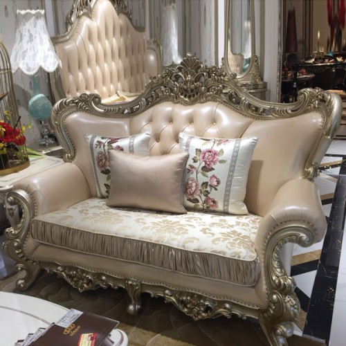 奢华法式沙发价格 客厅皮布沙发图片1720