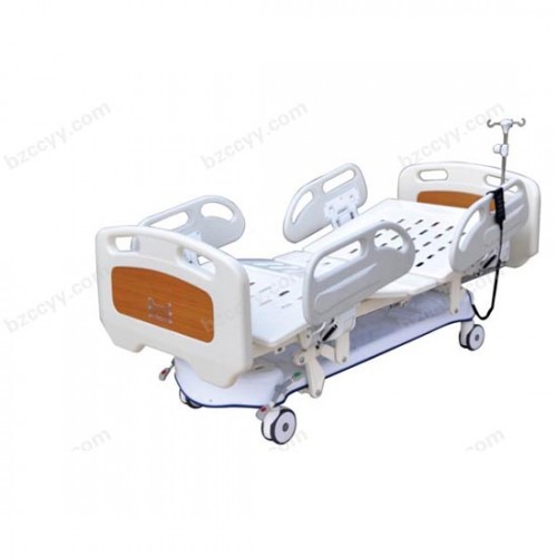 Lateral Controlled Electric 5-Function Nursing Bed with ABS Bed Head  A5