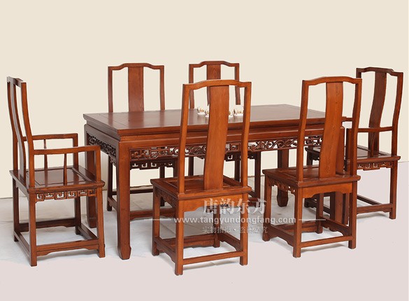 中式餐厅餐桌椅 TYCZ-029