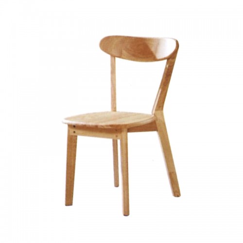 极简实木餐椅 餐厅北欧风格家具厂家 路易斯#