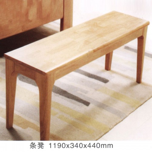 原木色长方形凳子 家用休闲凳 条凳#