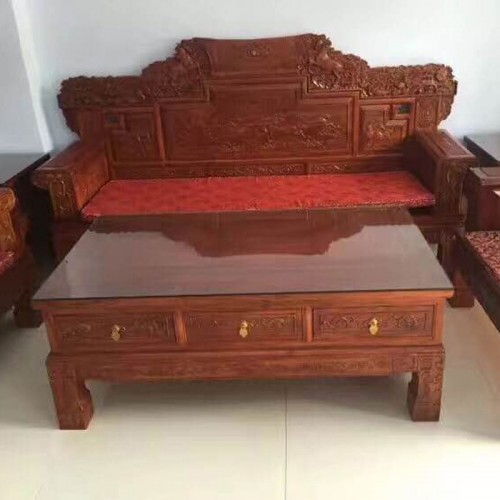 明清中式家具 香河古典榆木沙发 45#
