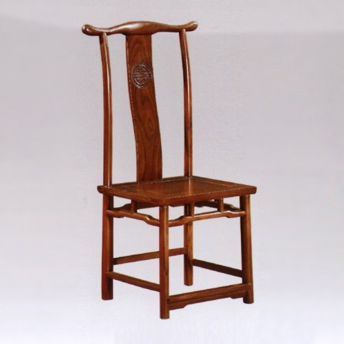 榆木官帽椅实木明式餐椅促销价格PLG-148#