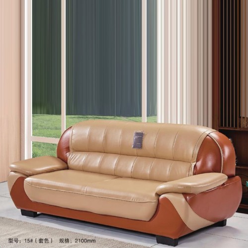 客厅休闲沙发工厂定制皮质直排沙发15#