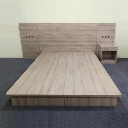 工厂定制板式床箱硬板床箱1.8×2.0米双人床箱 CX-01