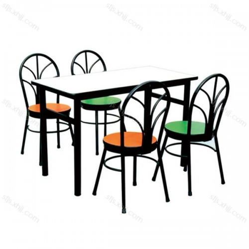 学生员工食堂餐桌椅组合小吃店不锈钢快餐桌椅 CZY-（1）#
