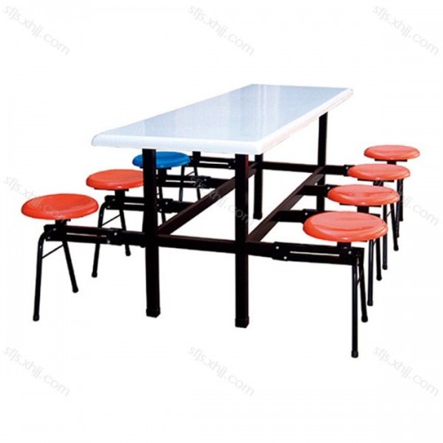 公司食堂餐桌椅連體單位員工食堂餐桌學校餐桌椅 CZY-（9）#