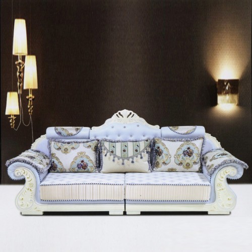沙发直排欧式沙发小户型雕花奢华布艺沙发26-8#