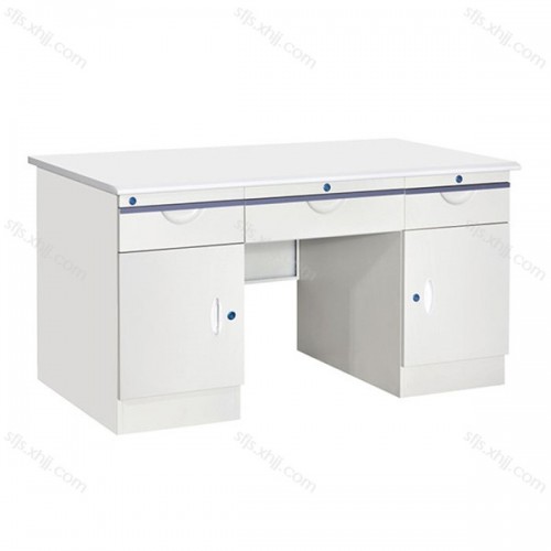 钢制办公桌电脑桌铁皮桌写字台带抽职员桌 GZ(4）