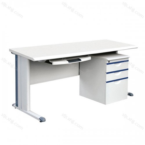 工厂直营抽屉室桌子职员铁皮电脑桌带家用钢制电脑办公桌 GZ(5）