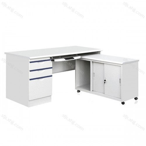 钢制办公桌子财务桌顺发铁皮电脑桌医用办公桌写字台GZ(7）