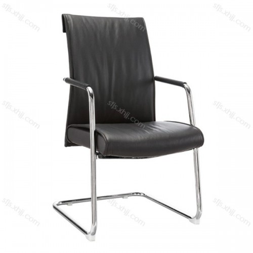 会议椅钢制脚麻将椅老板椅弓形皮椅BGY（40）