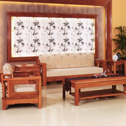 客厅休闲实木古典沙发批发定做 东方明珠软件沙发#