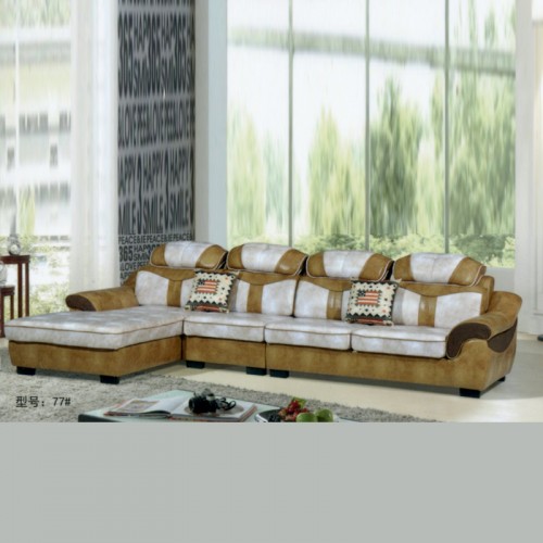 现代转角沙发品牌专卖 休闲沙发采购77#