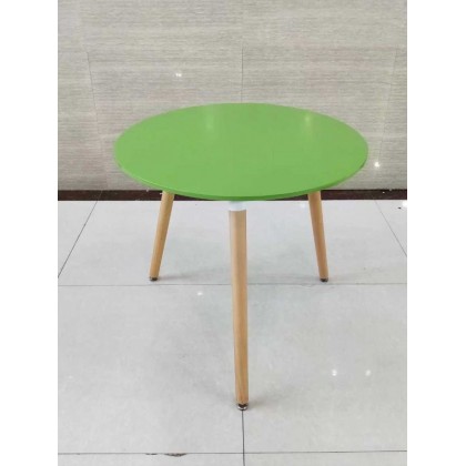 80圆三腿桌1：绿