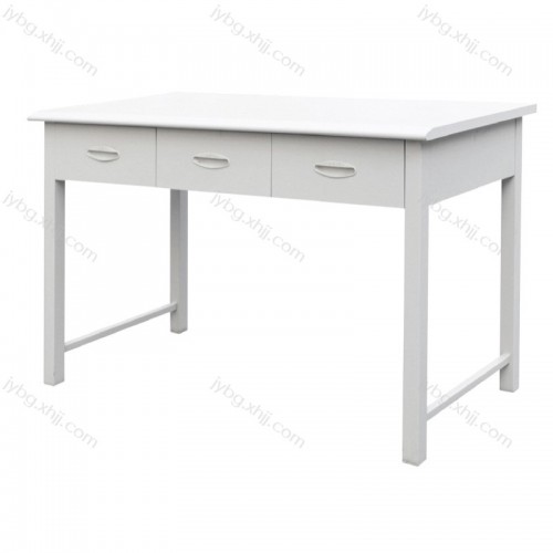 简约三屉办公桌 钢制抽屉式电脑桌价格JY-STZ-27