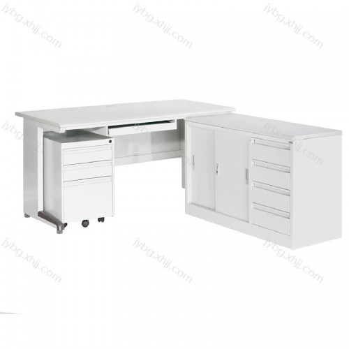 钢制办公桌电脑桌铁皮财务桌直销价格 JY-DNZ-02