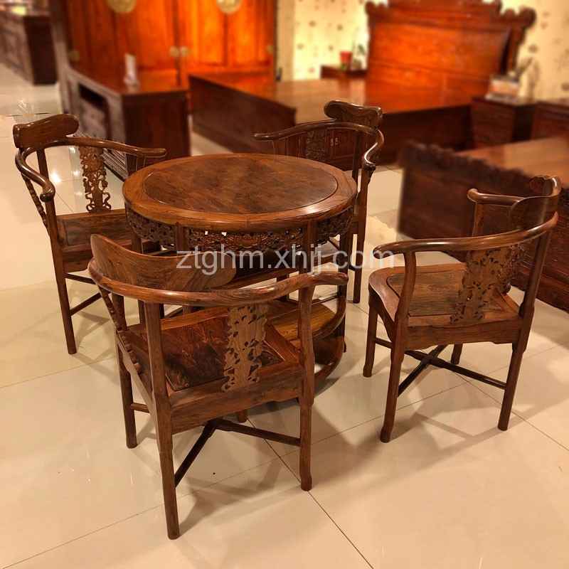 红木家具黄花梨木咖啡桌仿古实木咖啡台01 精品展示 香河紫檀阁红木家具