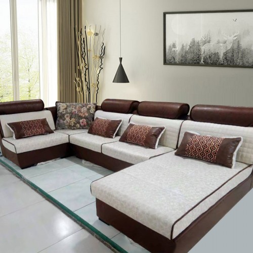 现代简约布艺沙发大小户型U型沙发价格优惠80#