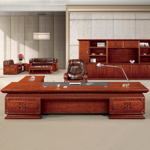 香河洛堡顿办公家具 油漆实木经理桌 班台价格 36#